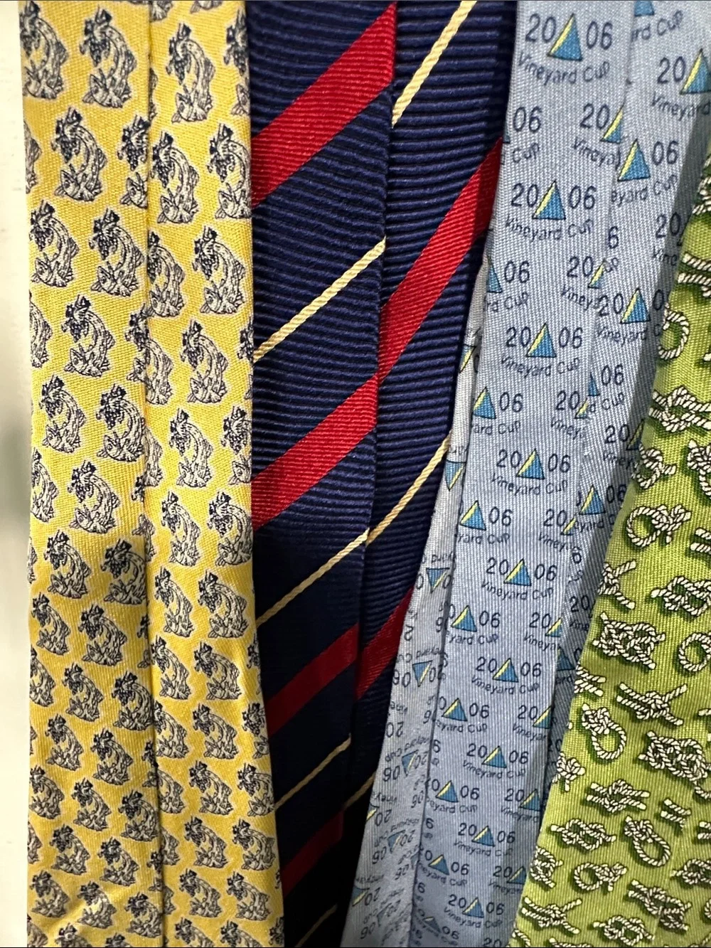 Men's Burberry and vineyard vines Tie - and silk scarf Vineyard cup 2006
